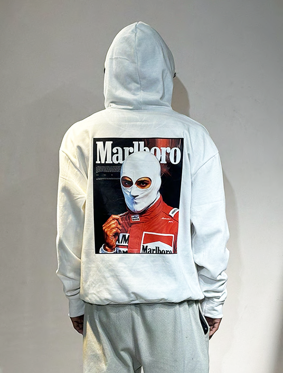 hoodie with DTF back print