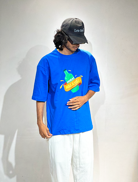 Loop knite five sleeve front print