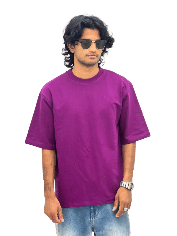 Dark PurpleFrench Terry Five sleeve