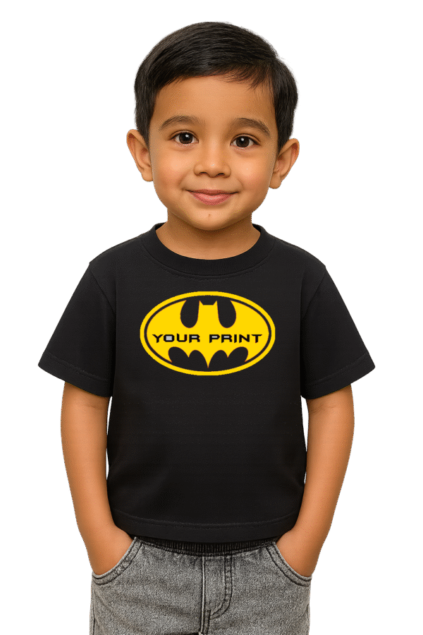 Batman custom name print kids tees