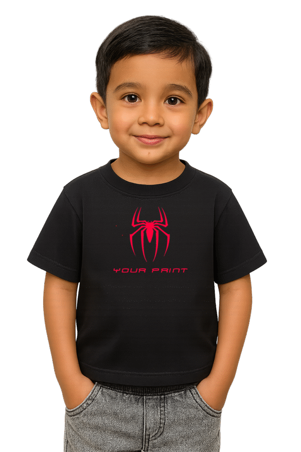 Spiderman custom name print kids tees