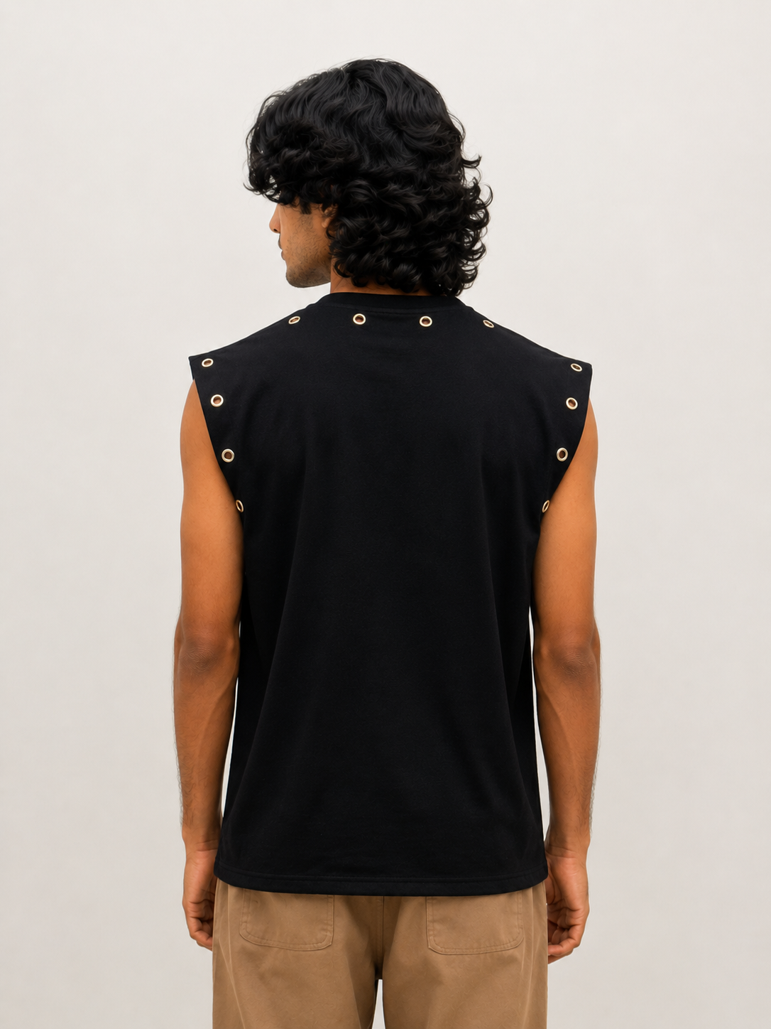 black sleeveless full stud - Image 4