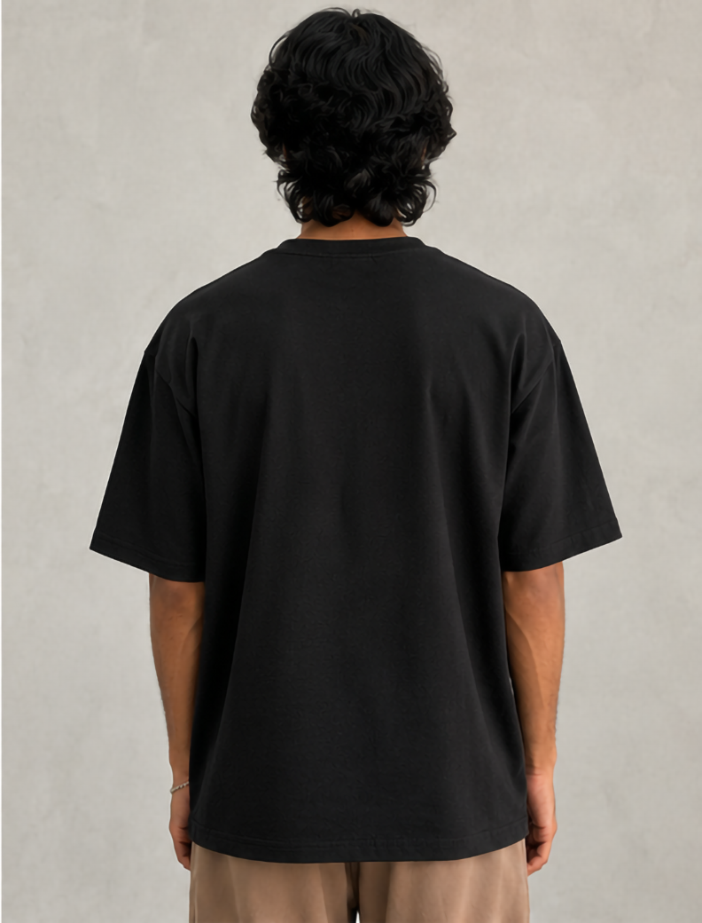 GOLD triangle stone oversized tee - Image 2